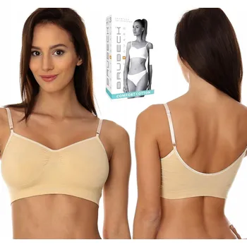 Podprsenka Brubeck bezešvá podprsenka béžová velikost 70A