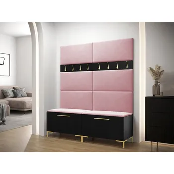 Šatní skříň Šatní skříň Veneti ANDORA 168 x 196 x 46 cm černá