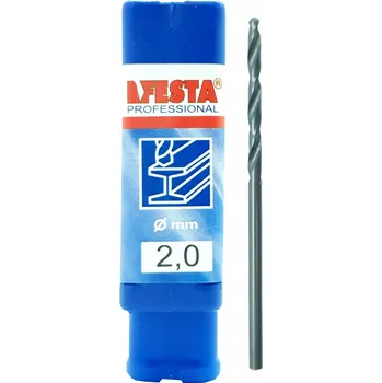 Vrták VRTÁK DO KOVU HSS 2,0 mm DIN 338 FESTA 1 ks