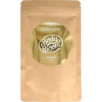 Tělový peeling BODY BOOM Kávový peeling SHIMMER GOLD 100 g
