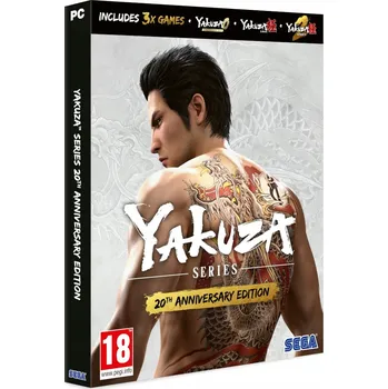 Počítačová hra YAKUZA 20th Anniversary Edition STEELBOOK PC | Yakuza 0, Kiwami 1 + 2