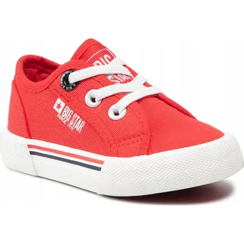 Dívčí tenisky Big Star dětské tenisky červené, velikost 22