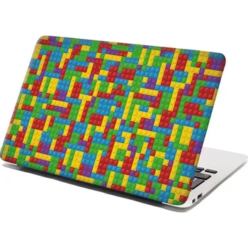 samolepka Sablio Samolepka na notebook Barevná stavebnice - 29x20 cm