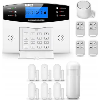 Zabezpečení domácnosti Bezdrátový Domácí Alarmový Systém s Čidly Otevření 4G+WIFI