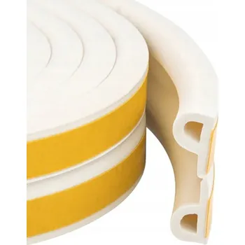 Těsnění do okna a dveří Okenní těsnění bílé Motive 0,9 x 600 x 6 mm