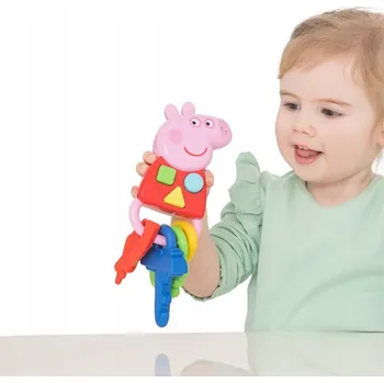Hračka pro nejmenší Prasátko Peppa Klíče na hraní svítí 1684913