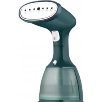 Žehlička NAPAŘOVAČ ODĚVŮ ŽEHLIČKA PARNÍ STEAMER 7v1 TMAVĚ ZELENÁ