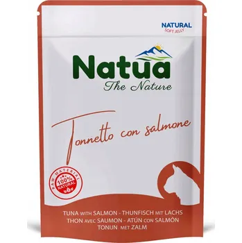 Krmivo pro kočku Natua Tuňák s Lososem v Želé 70g