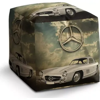 Taburet Sablio Taburet Cube Mercedes-Benz 300 SL Na silnici: 40x40x40 cm