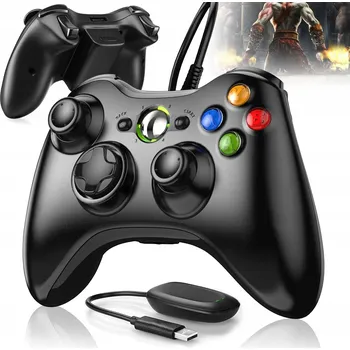 IP kamera BEZPRZEWODOWY GAMEPAD 2.4 PRO KONZOLI XBOX 360 S DVOJITOU VIBRACÍ
