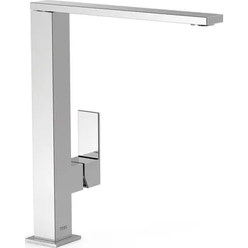 Vodovodní baterie Stojánková umyvadlová baterie Tres stříbrná