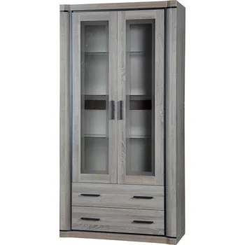 Policová skříň Skříňka hnědé odstíny matná 192 x 97 x 44 cm Veneti