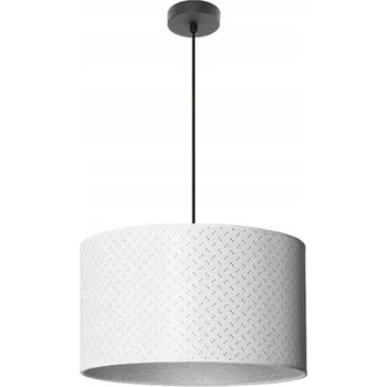 Závěsné svítidlo bílé se stříbrnou nití HEOS 1 do obýváku