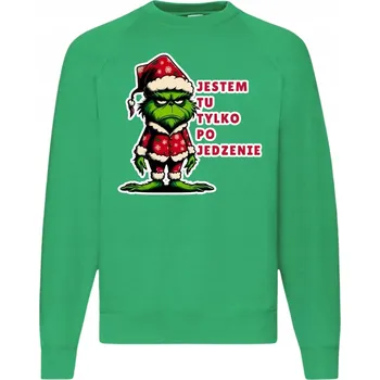 Pánská mikina PÁNSKÁ MIKINA GRINCH VÁNOČNÍ MIKULÁŠ DÁREK BAVLNA M