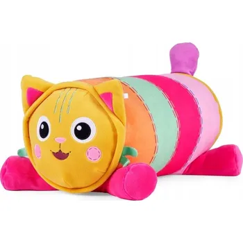 plyšák Plyšová Hračka Polštář válec Gábinin Kouzelný Domek 46 cm Kočka