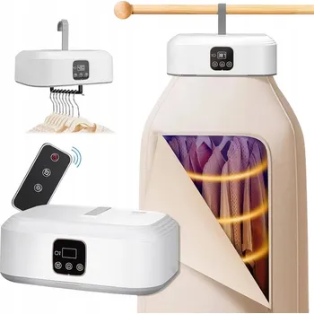 Sušák na prádlo SUŠÁK NA PRÁDLO CESTOVNÍ KOMPAKTNÍ 600W S AUTOMATICKÝM VYPNUTÍM