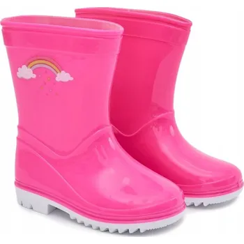 Dívčí holínky HOLÍNKY NAZOUVACÍ HOLÍNKY PRO DÍVKY FUSKJA 27