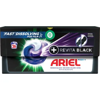 Kapsle na praní Ariel Revita Black Protect kapsle na praní černého prádla 26 kusů