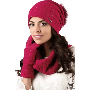 Nákrčník Kamea nákrčník červený 70 cm - žena