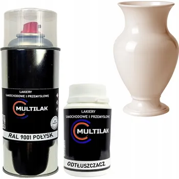 Barva ve spreji Lak ve spreji na vázy RAL 9001 LESK