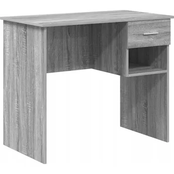 Psací stůl Obdélníkový psací stůl VidaXL 90 x 49,5 x 75 cm šedý