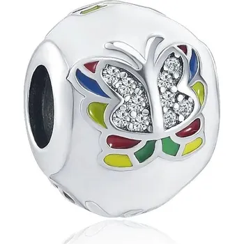 Přívěsek Stříbrný přívěsek motýl vážka tulipán | přívěsek, šperk - B1003