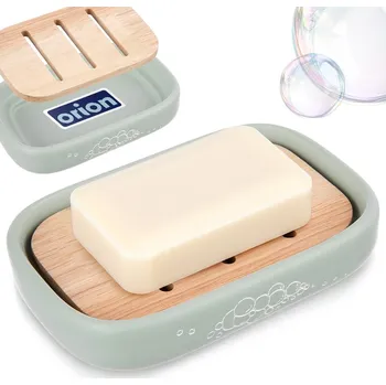 Mýdlenka Podložka MÝDLENKA = bambusová podložka do koupelny, stojan na mýdlo