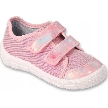 Dívčí bačkory Befado dětské tenisky růžové, velikost 26