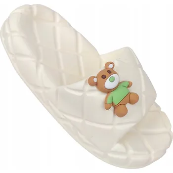 Dámské sandále Dětské pěnové pantofle Lilly Bling bílé, velikost 36