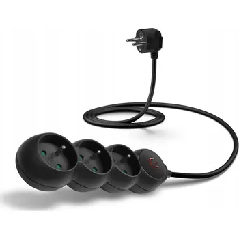 Napájecí kabel Prodlužovací Kabel Connect IT 1,5 m 3 ks černá