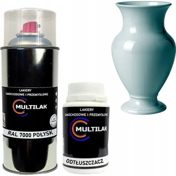 Barva ve spreji Lak ve spreji na vázy RAL 7000 LESK