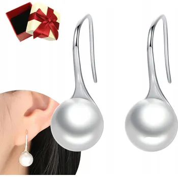 Náušnice NÁUŠNICE stříbrné S925 s perlami 925 PERLIČKY