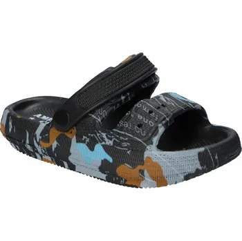 Chlapecké sandály AMERICAN CLUB NH179 ORIGINÁLNÍ PANTOFLE SANDÁLY PĚNOVÉ DĚTSKÉ BK 26/27