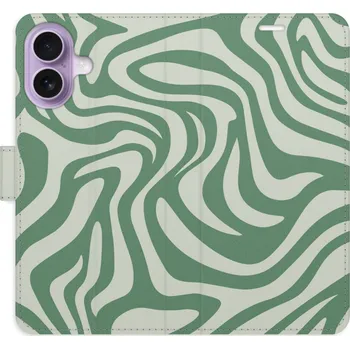 Pouzdro na mobilní telefon Flipové pouzdro iSaprio - Zebra Green 02 - iPhone 17
