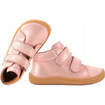 Dívčí tenisky BAREFOOT kotníkové boty FRODDO FIRST STEP PINK SHINE vel. 22