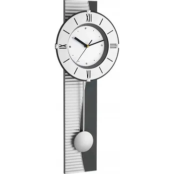 Hodiny Nástěnné hodiny TFA stříbrné 23 cm