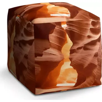 Taburet Sablio Taburet Cube Skály v poušti: 40x40x40 cm