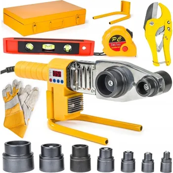 Svářečka Svářečka polyfúzní LCD pro trubky PVC PP 2800W 7-MATRIC 16-63 + KUFR