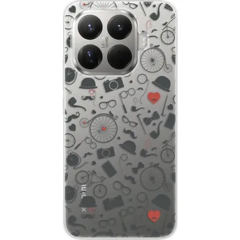 Pouzdro na mobilní telefon Odolné silikonové pouzdro iSaprio - Vintage Pattern 01 - black - Xiaomi 15T Pro