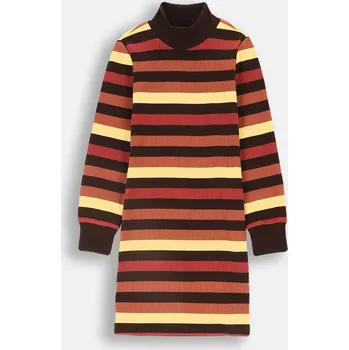 Dámské oblečení Dívčí pruhované Šaty 128 Coccodrillo Golfové Šaty ZC4