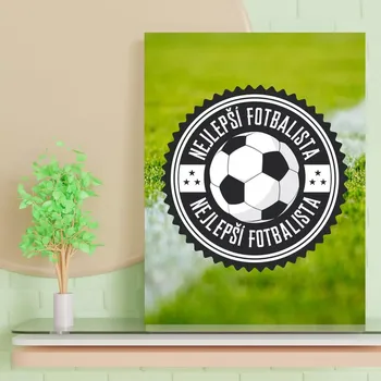 Plechová cedule Sablio Dárková cedulka Nejlepší fotbalista: 30x40 cm