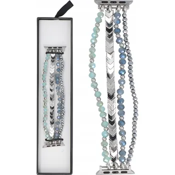 Náramek Náramek GlacierX pro Apple 25mm stříbrný