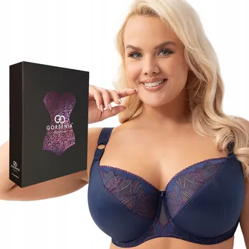 Podprsenka Gorsenia podprsenka nevyztužená modrá velikost 95G