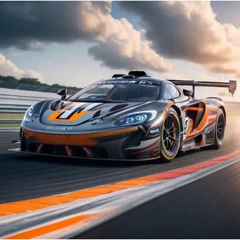 Obraz Diamantová mozaika Diamantová výšivka Sportovní auto na závodní dráze