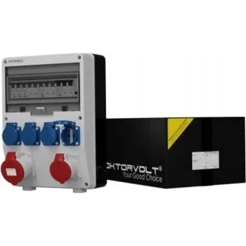 Rozvaděč Staveništní rozvaděč 32A 16A 4x230V Schuko Doktorvolt DV-6442-D
