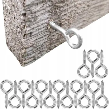 Vrták 15x HÁČEK PLNÝ ŠROUBOVACÍ DO DŘEVA 3,3X35MM