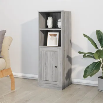 Příborník do zásuvky vidaXL Skříň highboard šedá sonoma 36 x 35,5 x 103,5 kompozitní dřevo