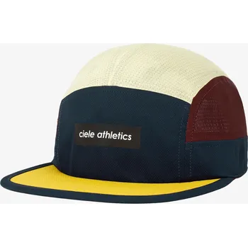 Čepice Běžecká čepice Ciele Go Cap Field Iconic Bar - deep space/dark wine red