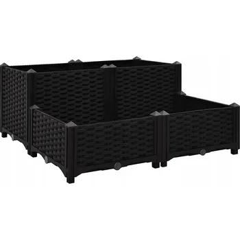 Květináč Květináč pro vyvýšený záhon, 80x80x38 cm, polypropylen