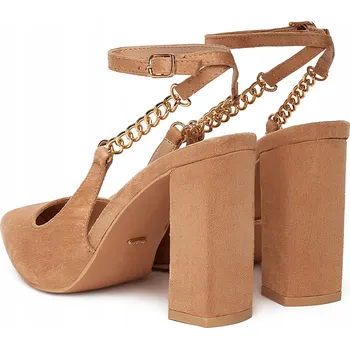 Dámské lodičky Deezee lodičky dámské béžové HT368-1